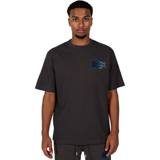 WRONG FRIENDS SIMI VALLEY T-SHIRT T-SHIRTS GREY/BLUE