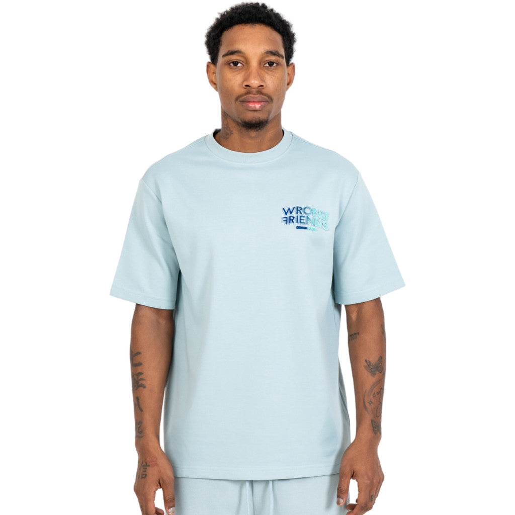 WRONG FRIENDS SIMI VALLEY T-SHIRT T-SHIRTS LIGHT BLUE
