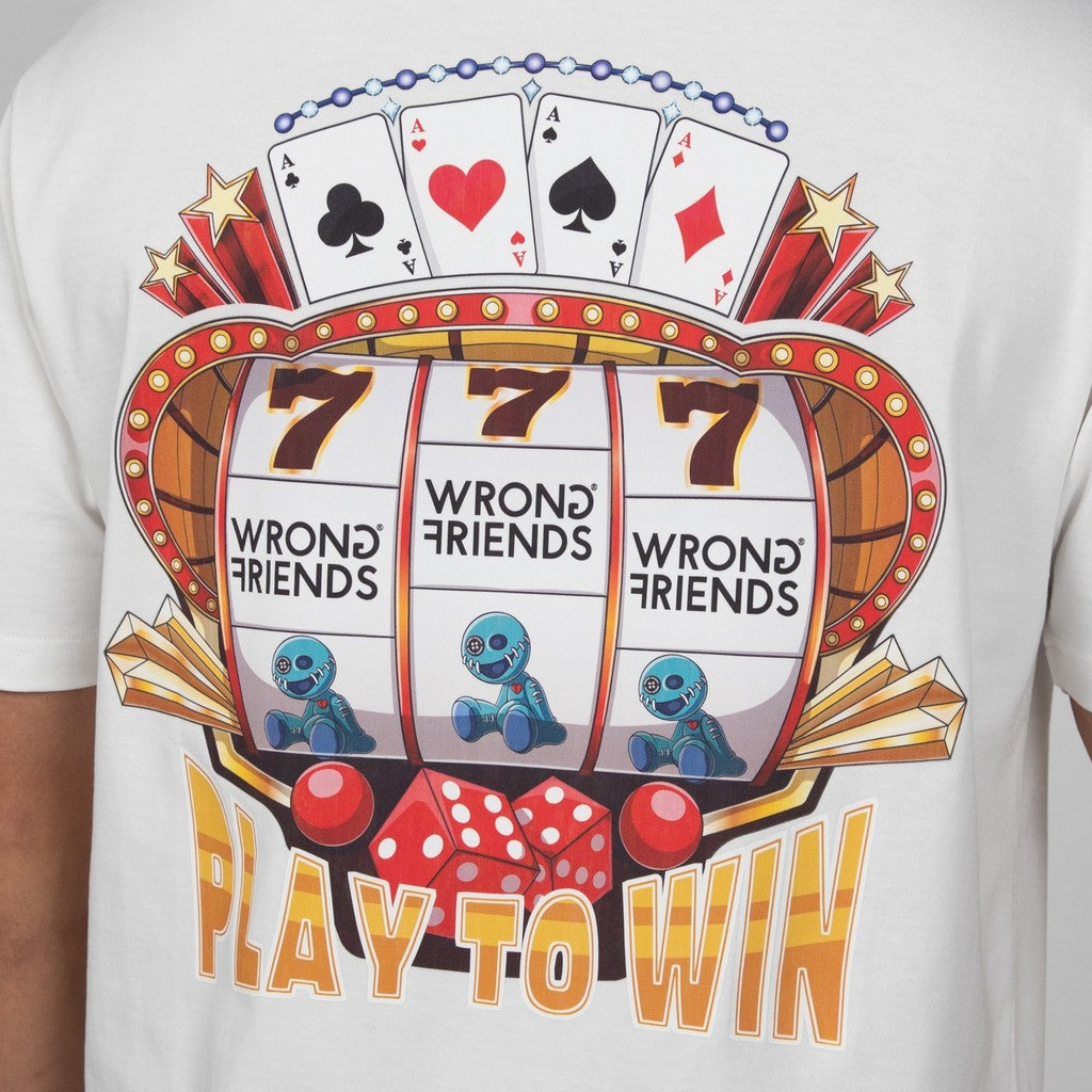 WRONG FRIENDS SLOAN T-SHIRT T-SHIRTS COCONUT WHITE