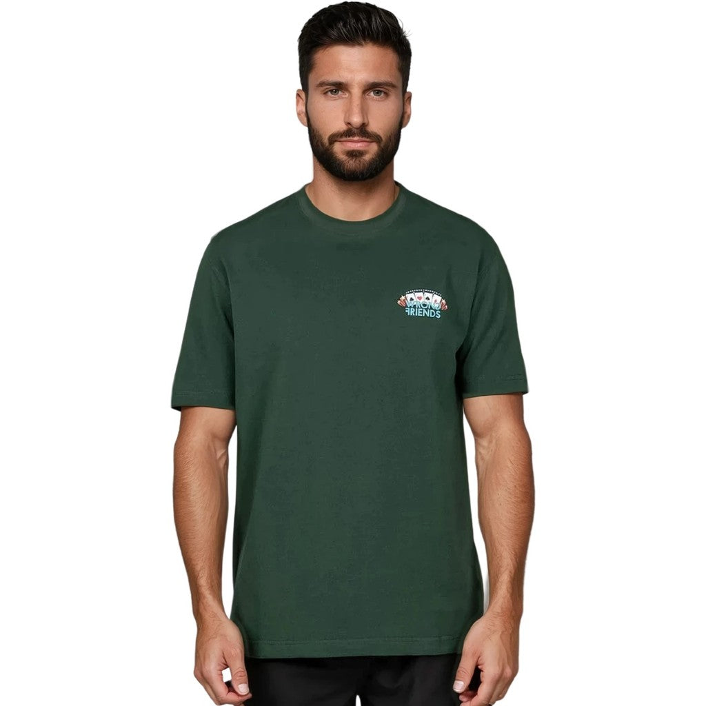 WRONG FRIENDS SLOAN T-SHIRT T-SHIRTS DARK GREEN