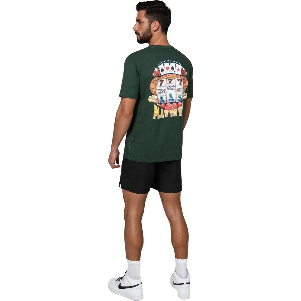 WRONG FRIENDS SLOAN T-SHIRT T-SHIRTS DARK GREEN