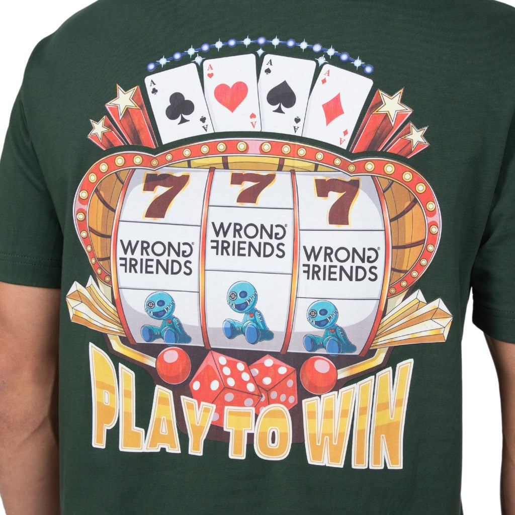 WRONG FRIENDS SLOAN T-SHIRT T-SHIRTS DARK GREEN