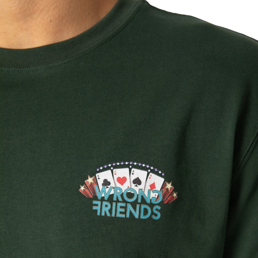 WRONG FRIENDS SLOAN T-SHIRT T-SHIRTS DARK GREEN