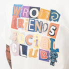 WRONG FRIENDS SOCIAL CLUB T-SHIRT T-SHIRTS COCONUT WHITE