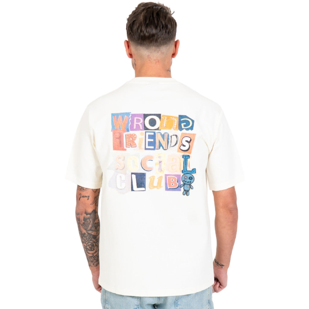 WRONG FRIENDS SOCIAL CLUB T-SHIRT T-SHIRTS COCONUT WHITE