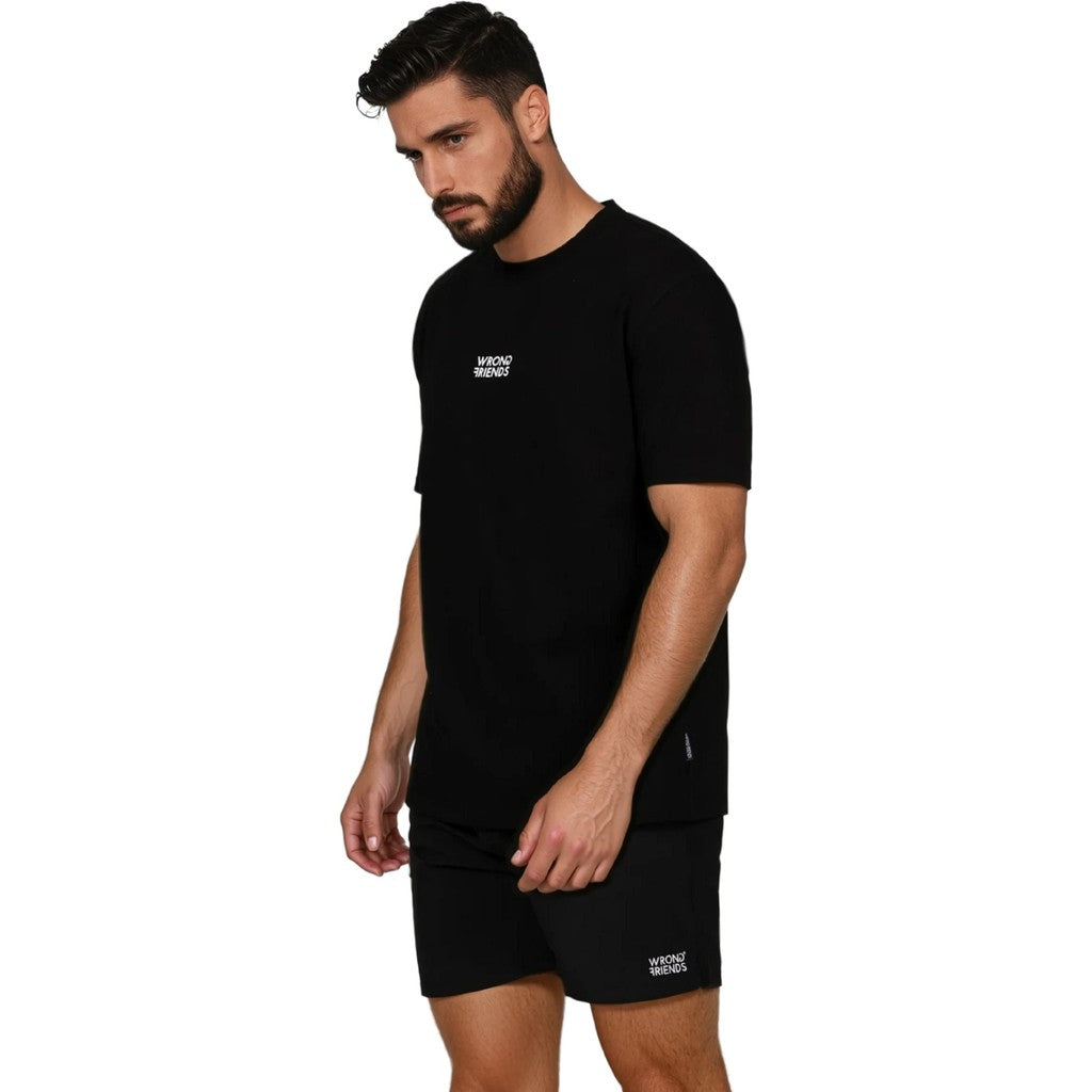 WRONG FRIENDS SPRING VALLEY T-SHIRT T-SHIRTS BLACK