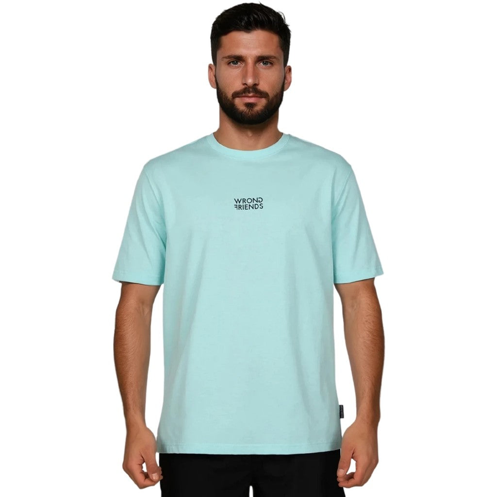 WRONG FRIENDS SPRING VALLEY T-SHIRT T-SHIRTS LIGHT BLUE