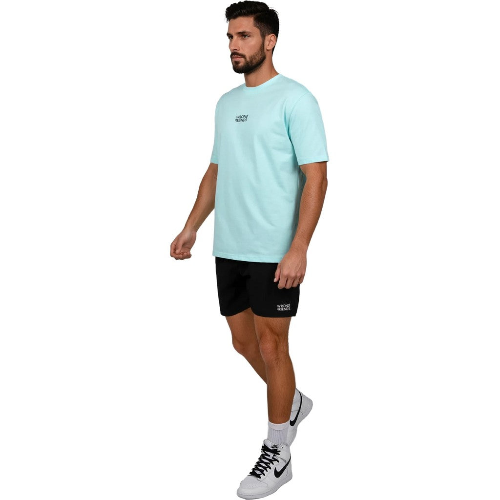 WRONG FRIENDS SPRING VALLEY T-SHIRT T-SHIRTS LIGHT BLUE