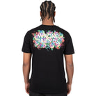 TAMBA ROSES T - SHIRT - BLACK - WRONG FRIENDS