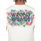 TAMBA ROSES T - SHIRT - COCONUT WHITE - WRONG FRIENDS