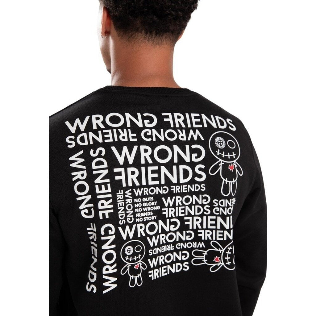 TAOS SWEATER - BLACK - WRONG FRIENDS