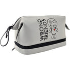 WRONG FRIENDS TOILETRY BAG ACCESSORIES GREY