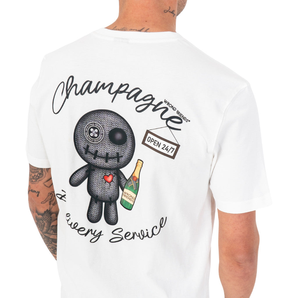 WRONG FRIENDS TULSA T-SHIRT T-SHIRTS COCONUT WHITE