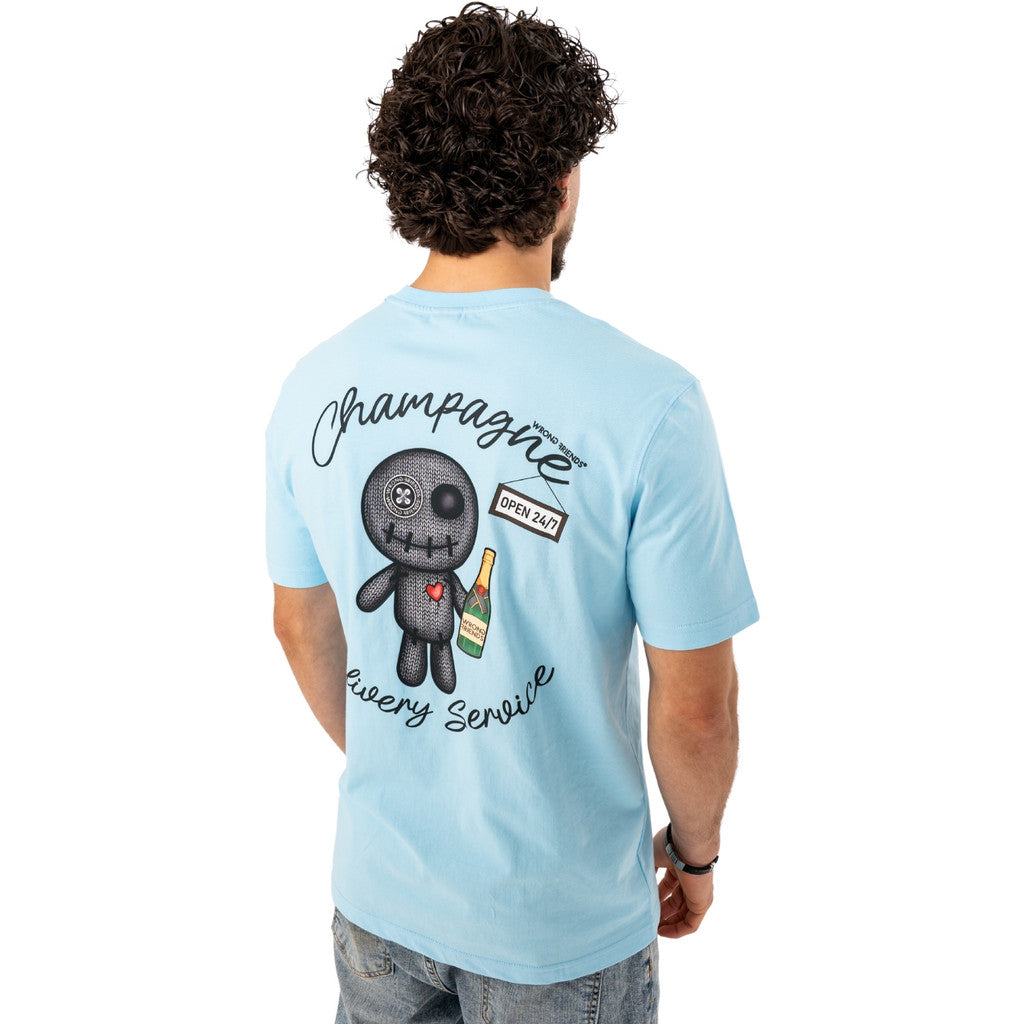 WRONG FRIENDS TULSA T-SHIRT T-SHIRTS LIGHT BLUE