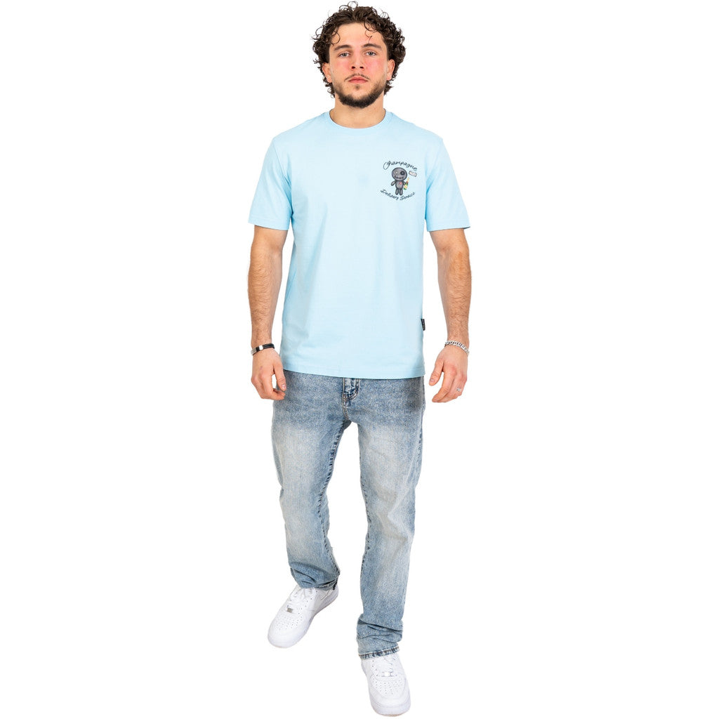 WRONG FRIENDS TULSA T-SHIRT T-SHIRTS LIGHT BLUE