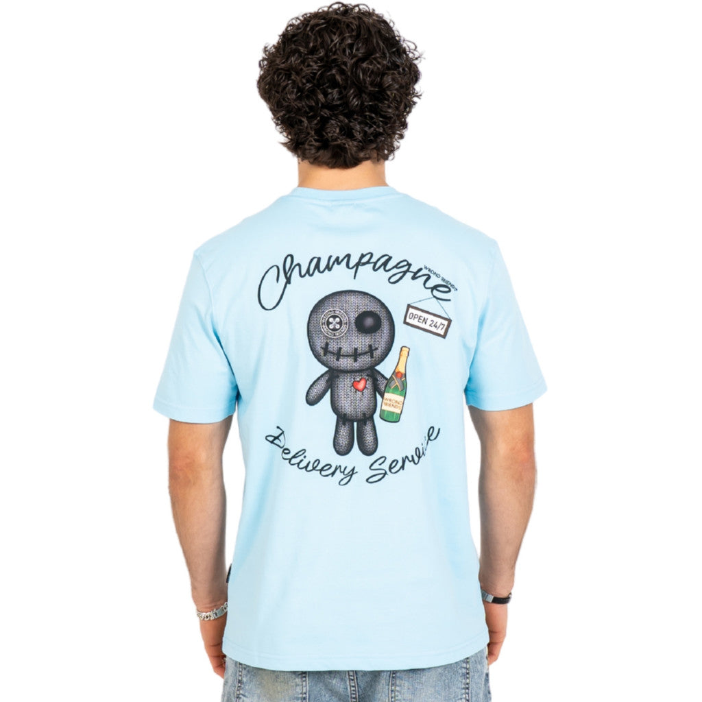 WRONG FRIENDS TULSA T-SHIRT T-SHIRTS LIGHT BLUE