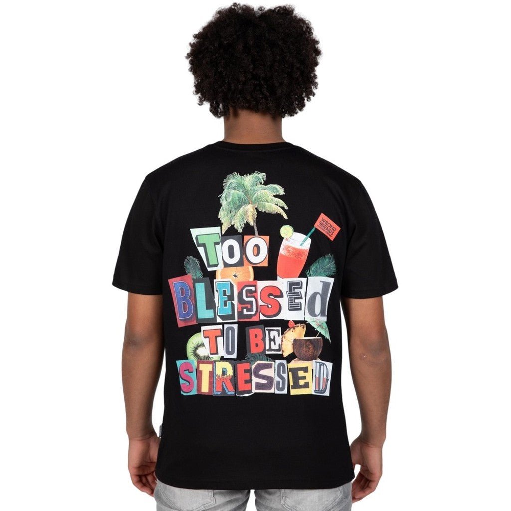 TULUM T - SHIRT - BLACK - WRONG FRIENDS