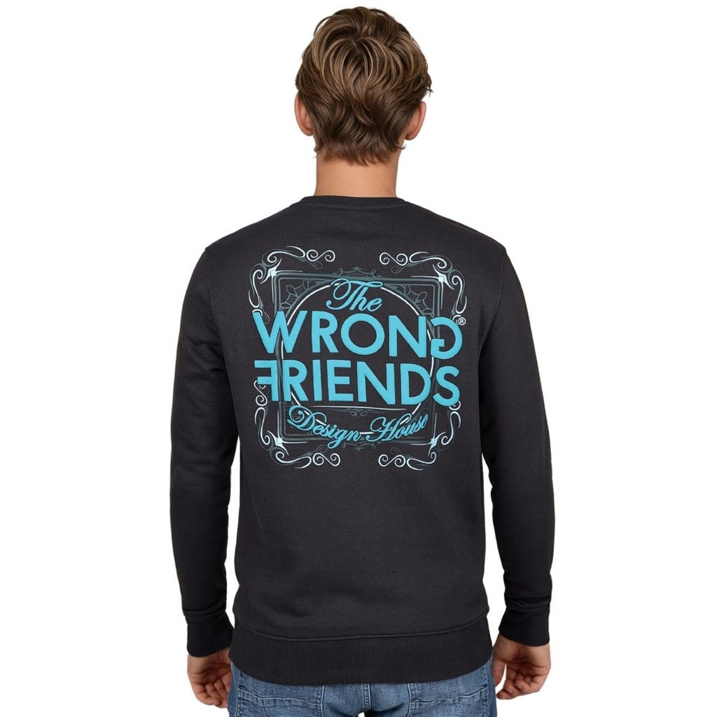 WRONG FRIENDS VARNA SWEATER SWEATERS BLACK