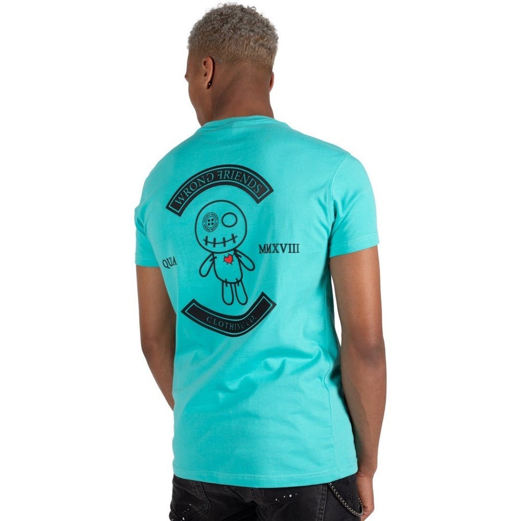 VERONA T - SHIRT - TURQUOISE - WRONG FRIENDS