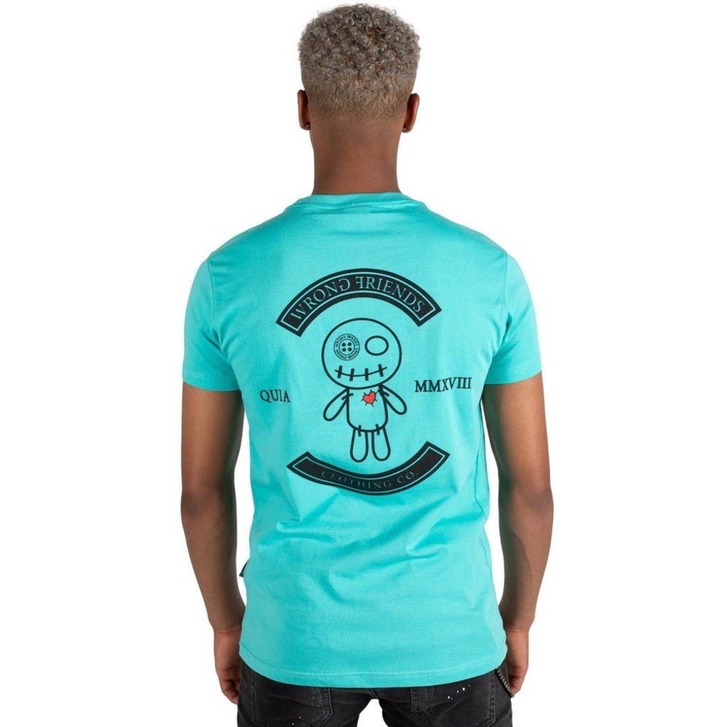 VERONA T - SHIRT - TURQUOISE - WRONG FRIENDS