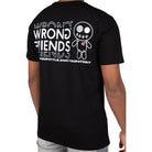 WRONG FRIENDS VICHY T-SHIRT T-SHIRTS BLACK