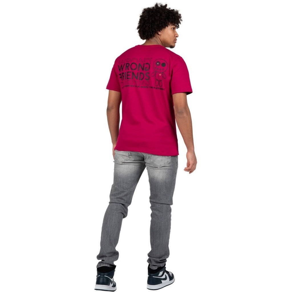 WRONG FRIENDS VICHY T-SHIRT T-SHIRTS CHERRY