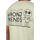 WRONG FRIENDS VICHY T-SHIRT T-SHIRTS LIGHT GREEN