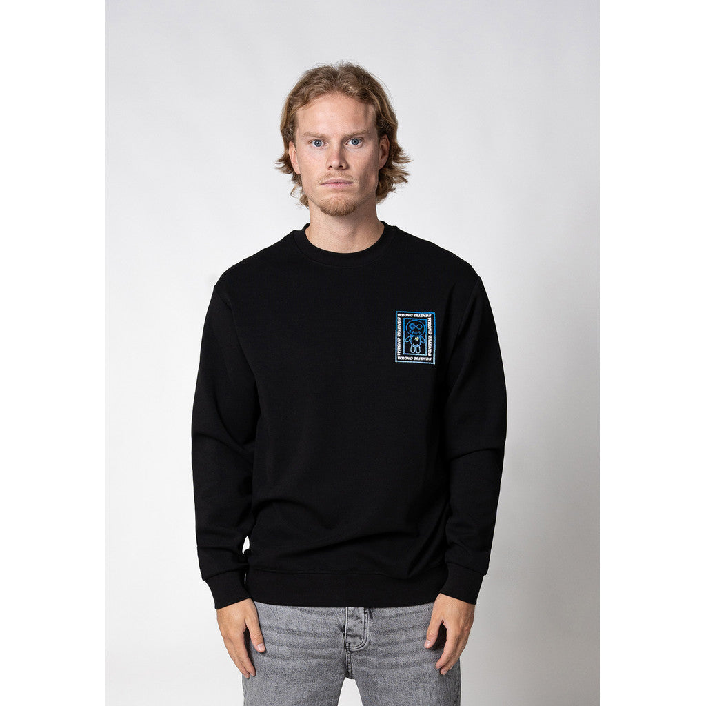 WRONG FRIENDS VIENNA SWEATER SWEATERS BLACK