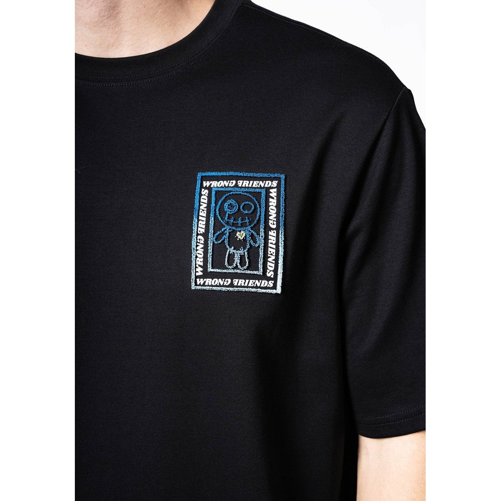 WRONG FRIENDS VIENNA T-SHIRT T-SHIRTS BLACK