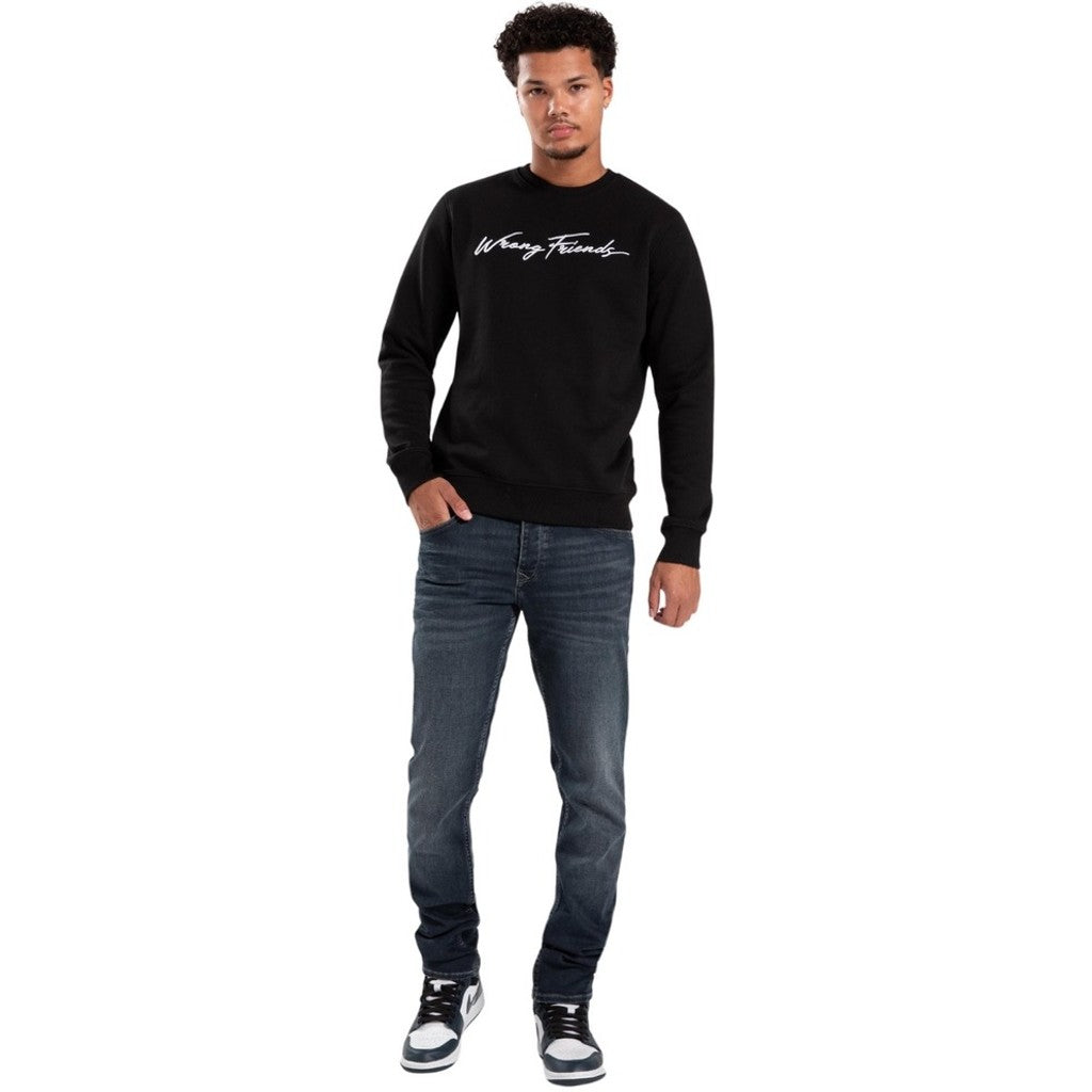 WRONG FRIENDS VIGO SWEATER SWEATERS BLACK