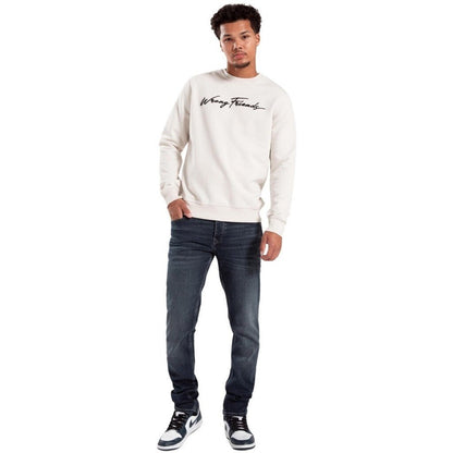 WRONG FRIENDS VIGO SWEATER SWEATERS LIGHT GREY