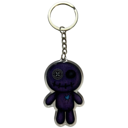 WRONG FRIENDS VOODOO KEYCHAIN ACCESSORIES PURPLE