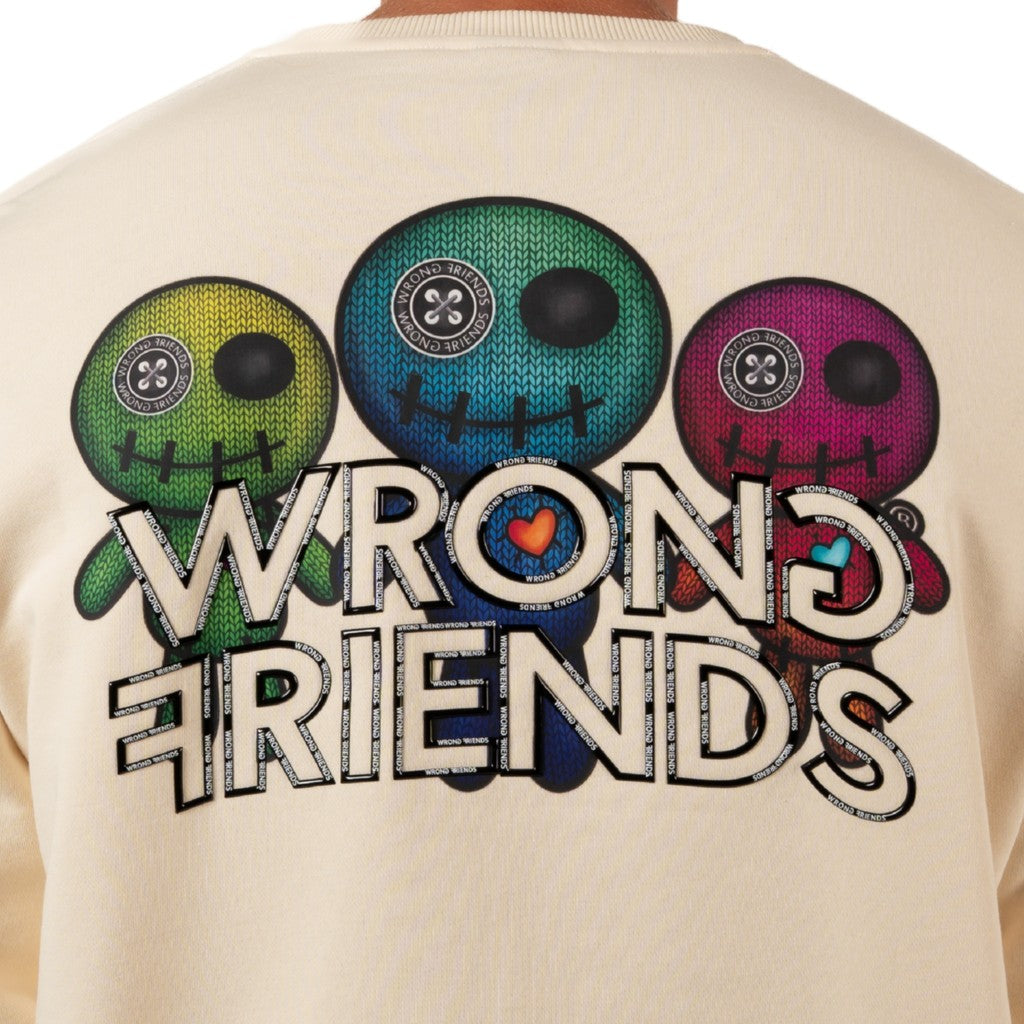 WRONG FRIENDS WALDEN SWEATER SWEATERS BEIGE