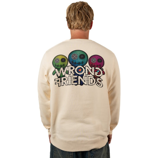WRONG FRIENDS WALDEN SWEATER SWEATERS BEIGE