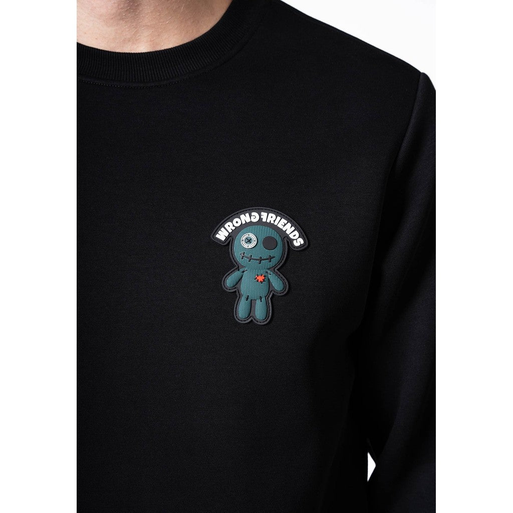WRONG FRIENDS WARREN SWEATER SWEATERS BLACK