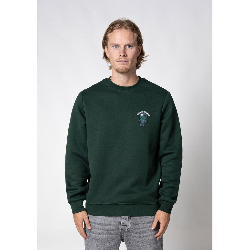WRONG FRIENDS WARREN SWEATER SWEATERS DARK GREEN
