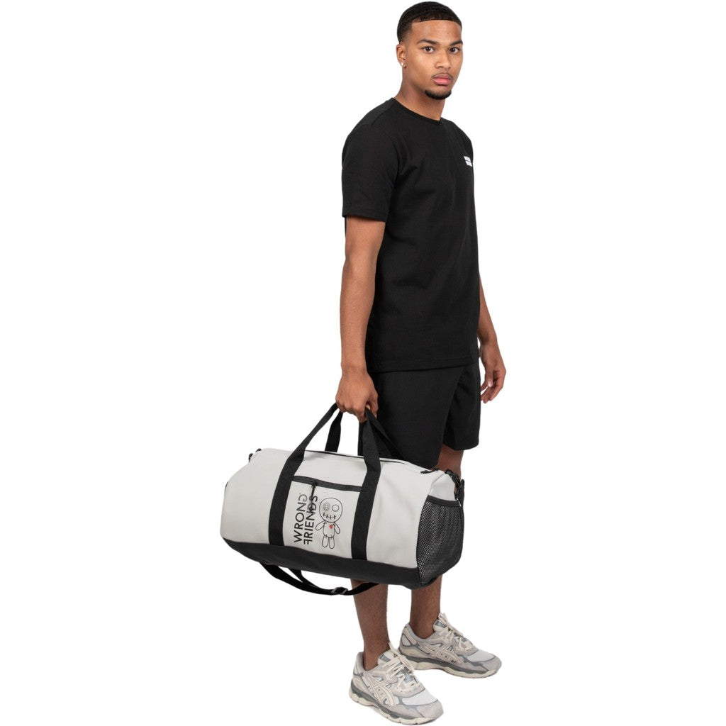 WRONG FRIENDS WEEKENDER BAG ACCESSORIES LIGHT GREY