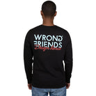 WRONG FRIENDS WF DESIGN HOUSE SWEATER SWEATERS BLACK