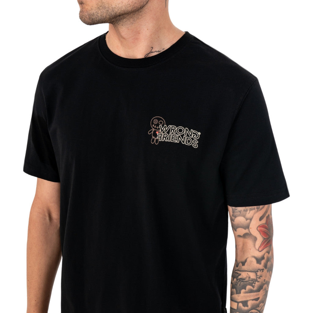 WRONG FRIENDS ZAMORA T-SHIRT T-SHIRTS BLACK