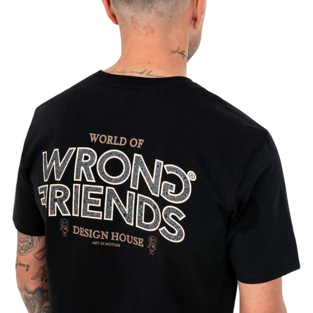 WRONG FRIENDS ZAMORA T-SHIRT T-SHIRTS BLACK