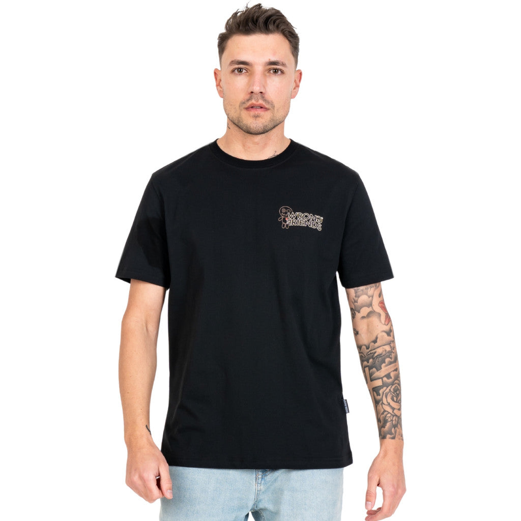 WRONG FRIENDS ZAMORA T-SHIRT T-SHIRTS BLACK