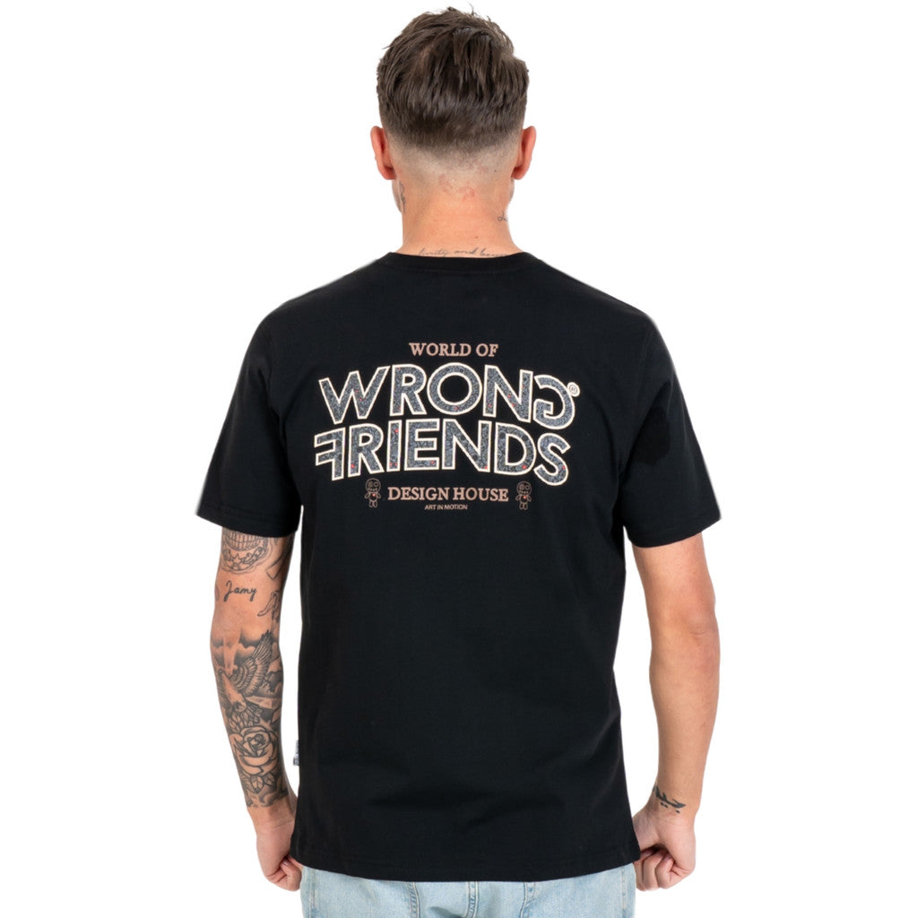 WRONG FRIENDS ZAMORA T-SHIRT T-SHIRTS BLACK