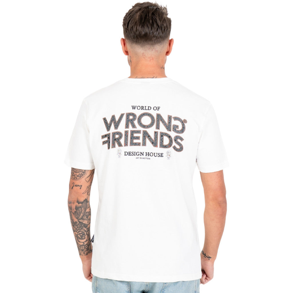 WRONG FRIENDS ZAMORA T-SHIRT T-SHIRTS COCONUT WHITE