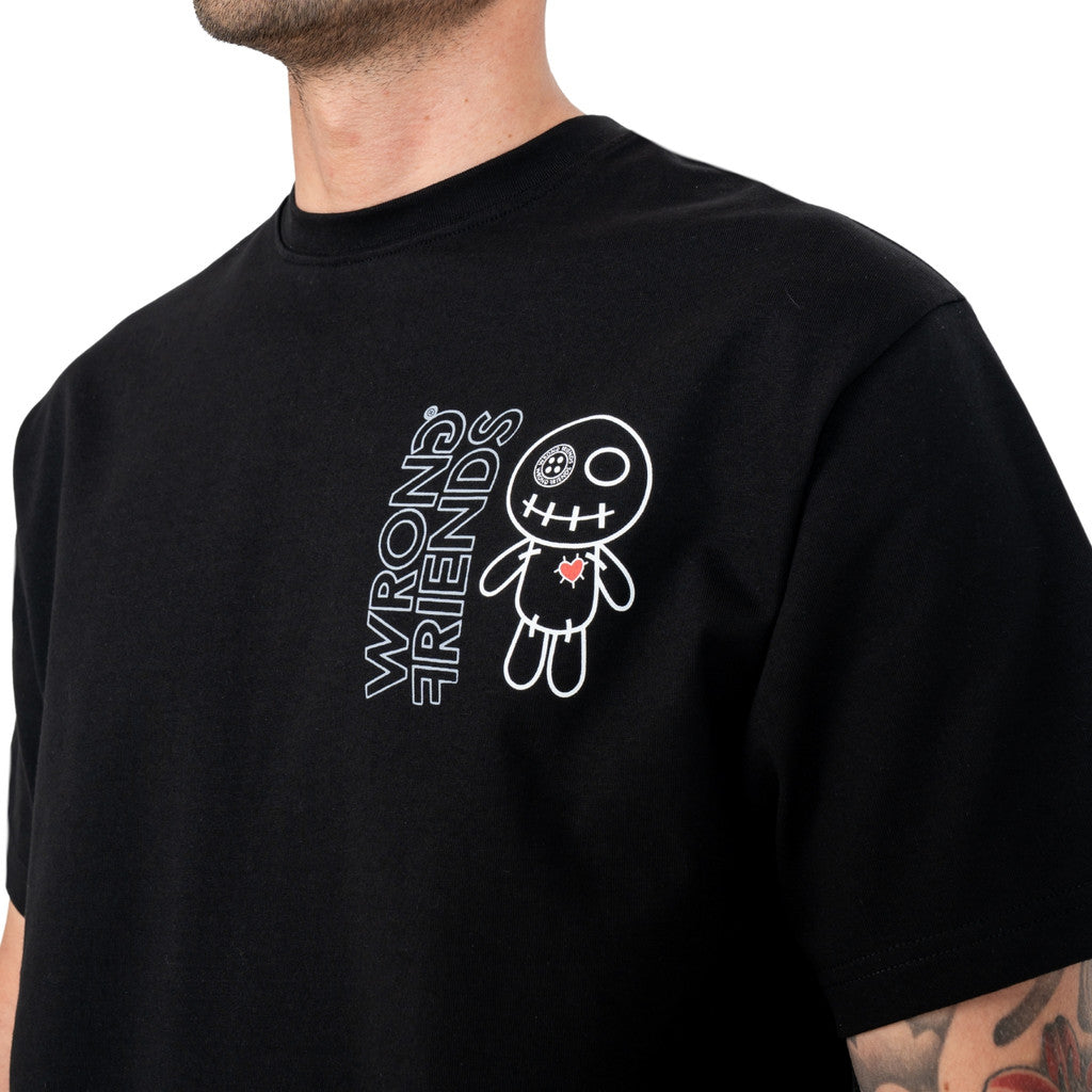 WRONG FRIENDS ZICAT T-SHIRT T-SHIRTS BLACK