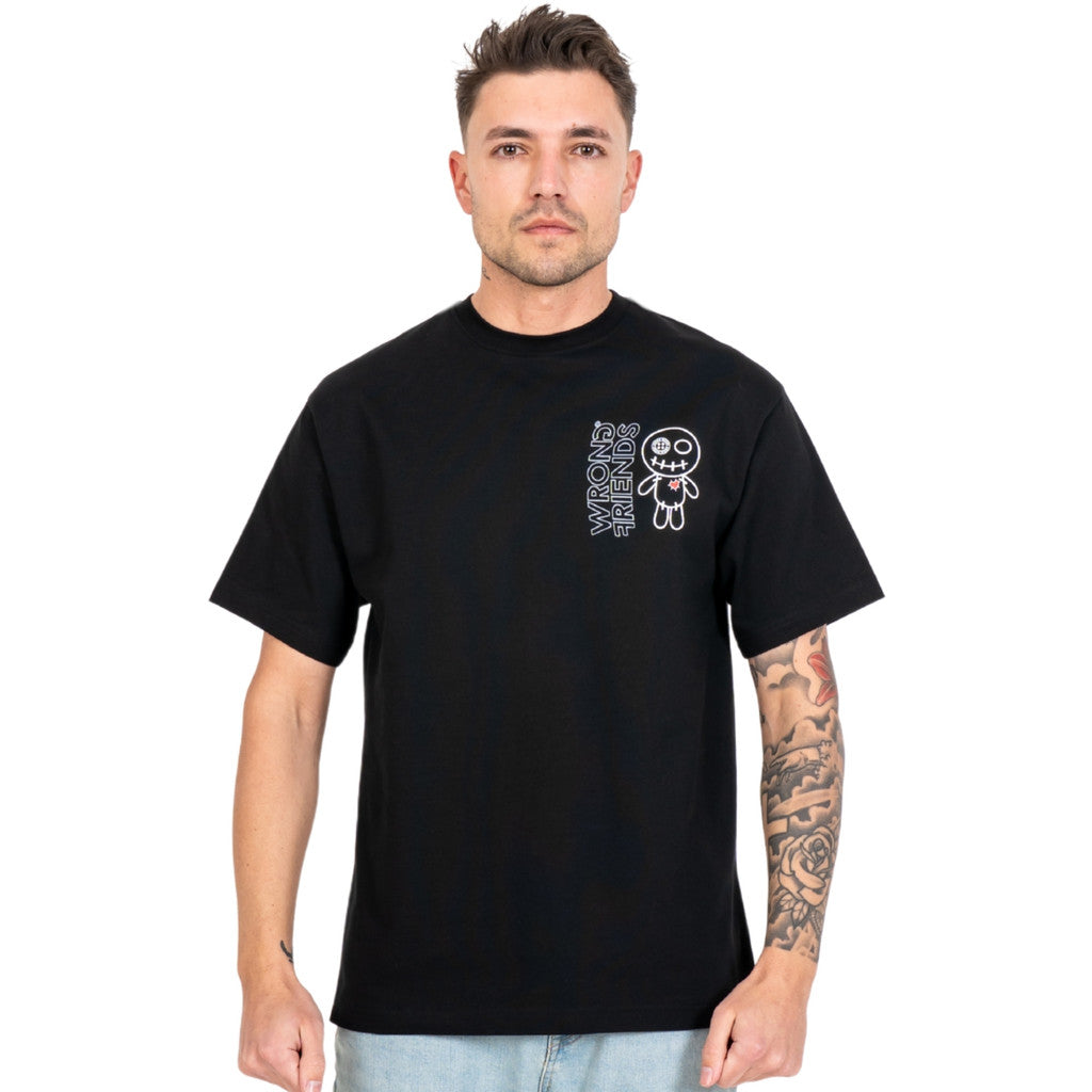 WRONG FRIENDS ZICAT T-SHIRT T-SHIRTS BLACK