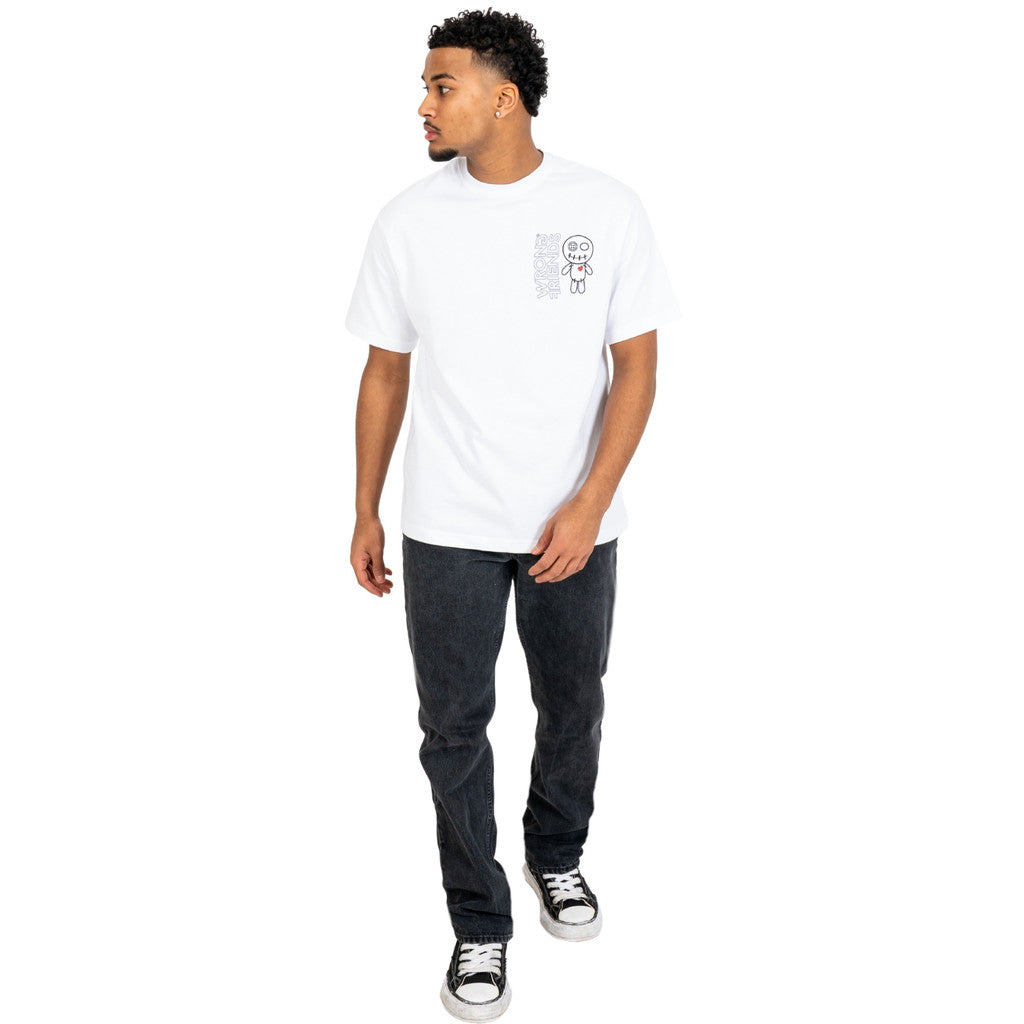 WRONG FRIENDS ZICAT T-SHIRT T-SHIRTS WHITE
